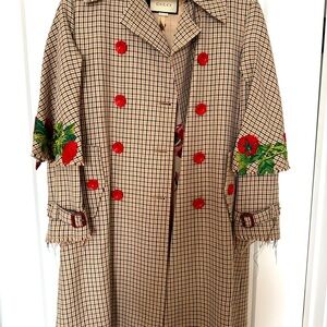 Gucci Trench Coat - Limited Edition Embroidered Coat